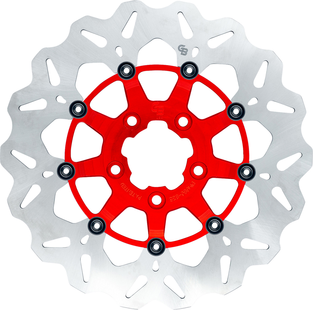 GBRAKES Brake Rotor - Front - Red GBDU023