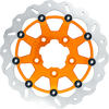 GBRAKES Wave? Brake Rotor - Front - 13" NB - Orange GBDU037
