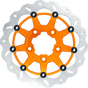 GBRAKES Wave? Brake Rotor - Front - 13" NB - Orange GBDU037
