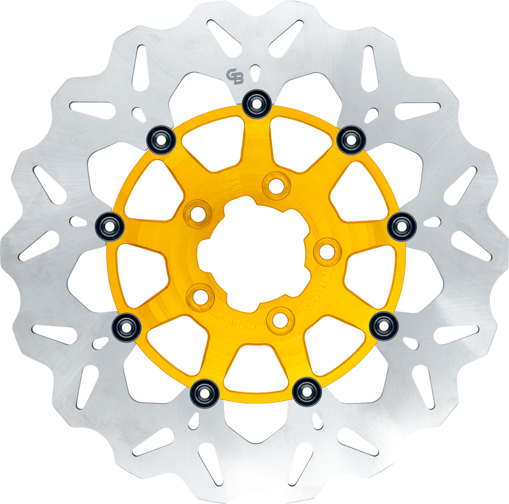 GBRAKES Brake Rotor - Front - Gold GBDU006