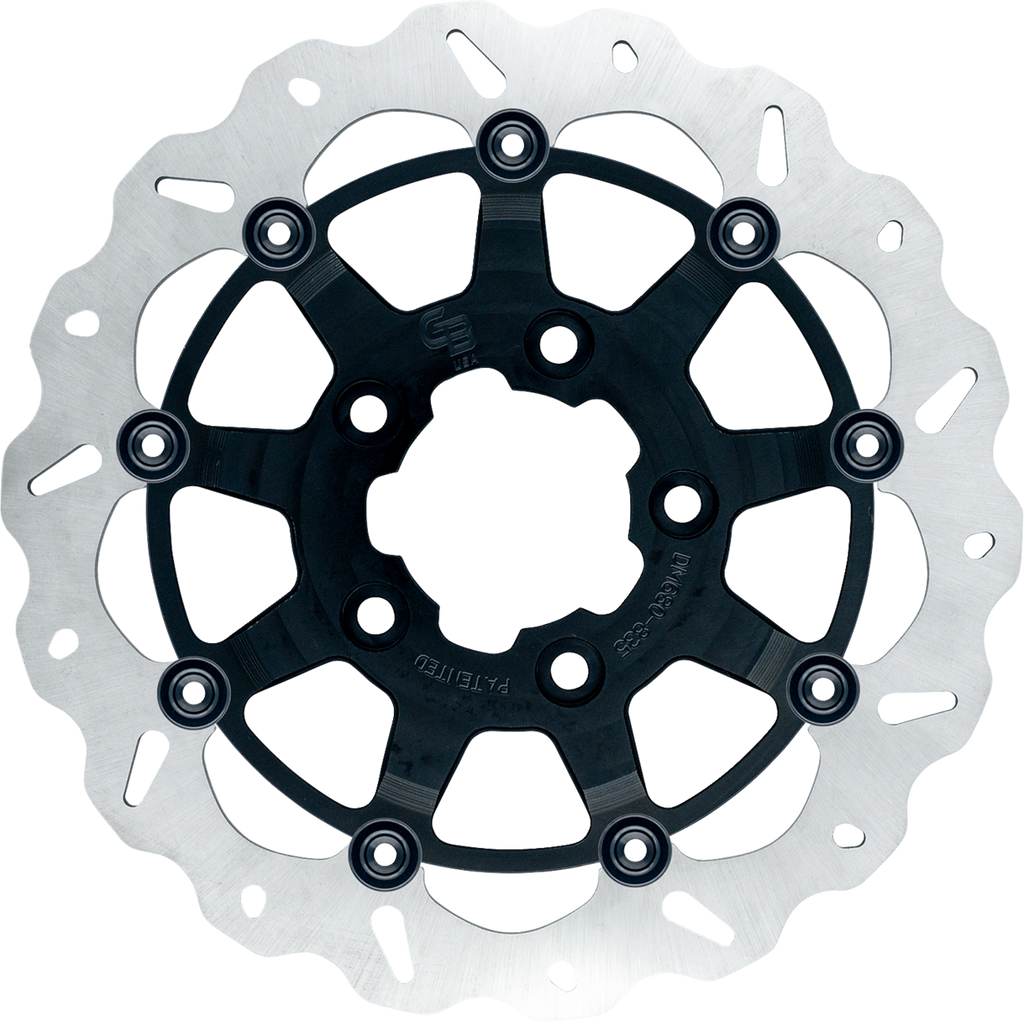 GBRAKES Wave? Brake Rotor - Front - 13" - Black GBDU009