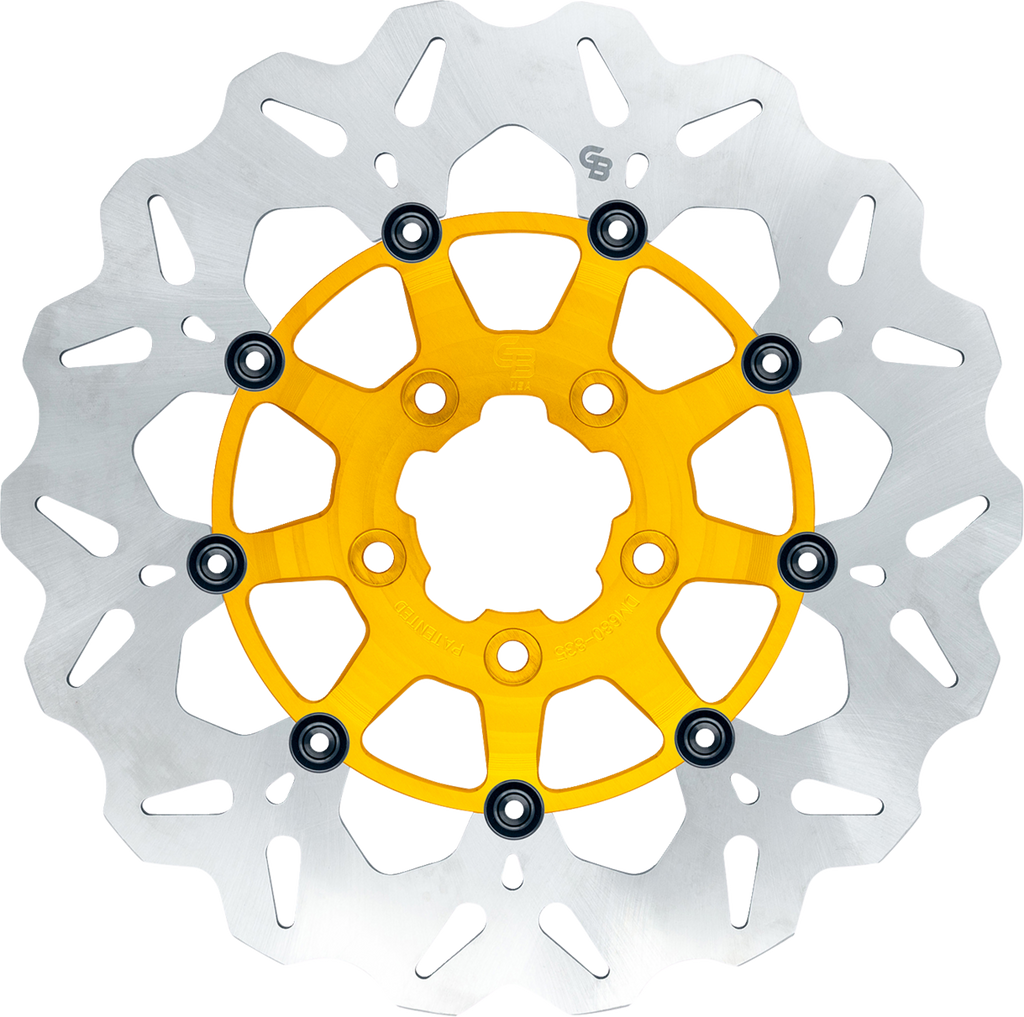 GBRAKES Brake Rotor - Rear - Gold GBDU025