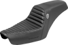 SADDLEMEN Step-Up Seat Tuck-n-Roll Black for Harley-Davidson Dyna 1996-2003 SC89604T