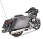S&S Cycle Mk45 Touring Performance Mufflers, Chrome Tracer – Part Number 550-0669
