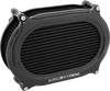 Arlen Ness Stage 2 Oval Air Cleaner Kit - Carbon Fiber, Part 600-218
