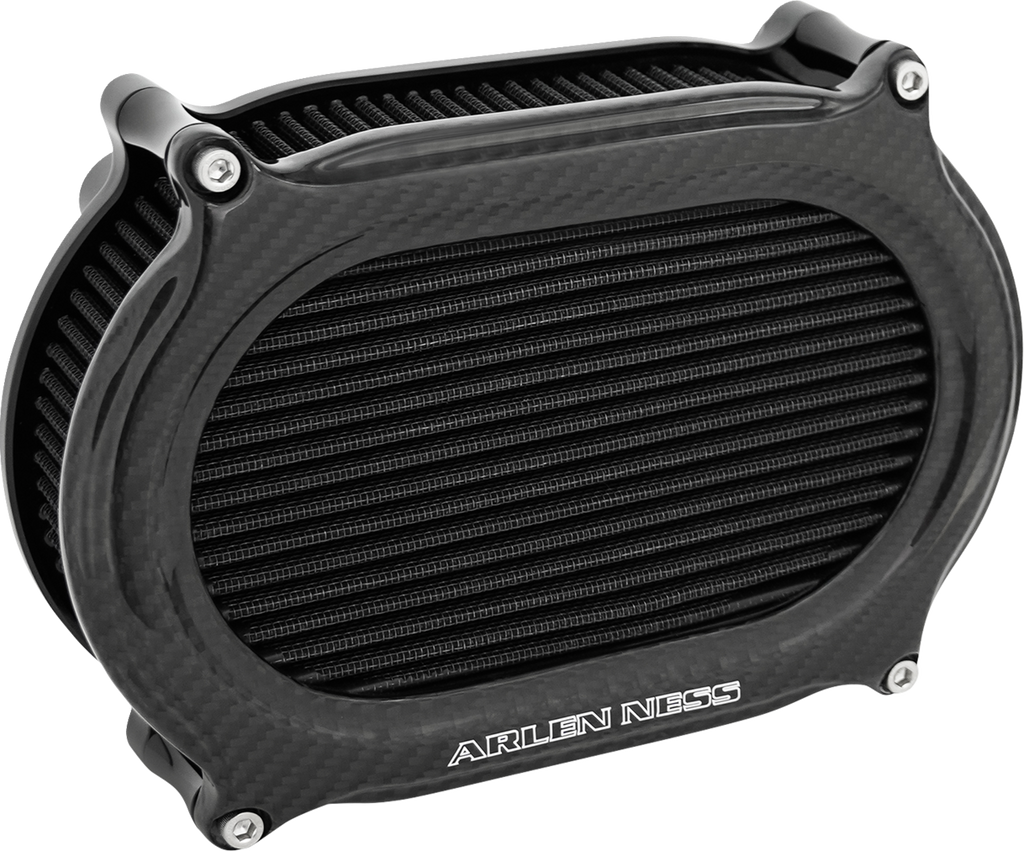 Arlen Ness Stage 2 Oval Air Cleaner Kit – Carbon Fiber 600-219