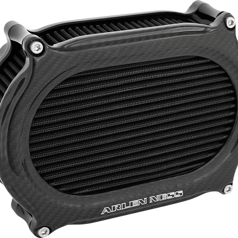 Arlen Ness Stage 2 Oval Air Cleaner Kit – Carbon Fiber 600-219