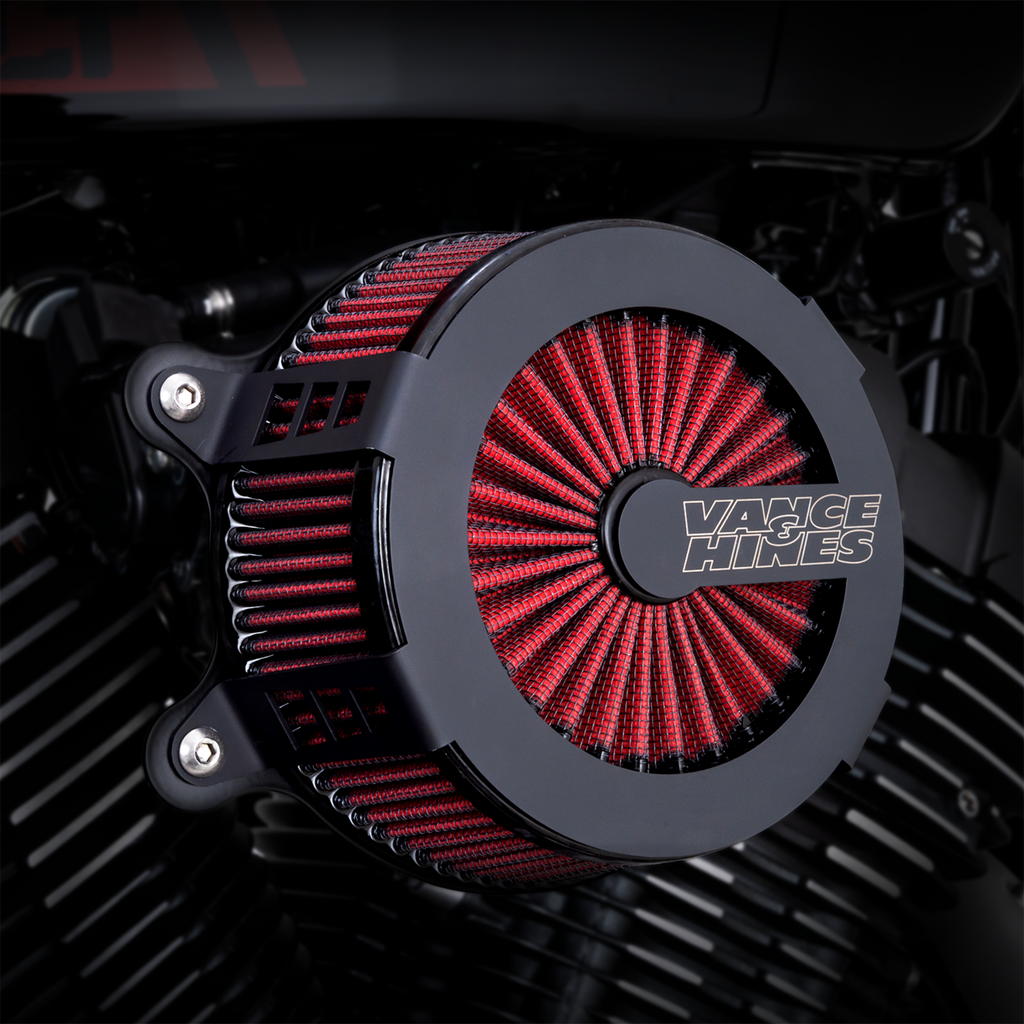 Vance & Hines VO2 Cage Fighter Air Intake Kit - Black (Part 41128)