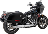 Vance & Hines Supersport Slip-On Muffler for Harley M-Eight Softail - Chrome 16746