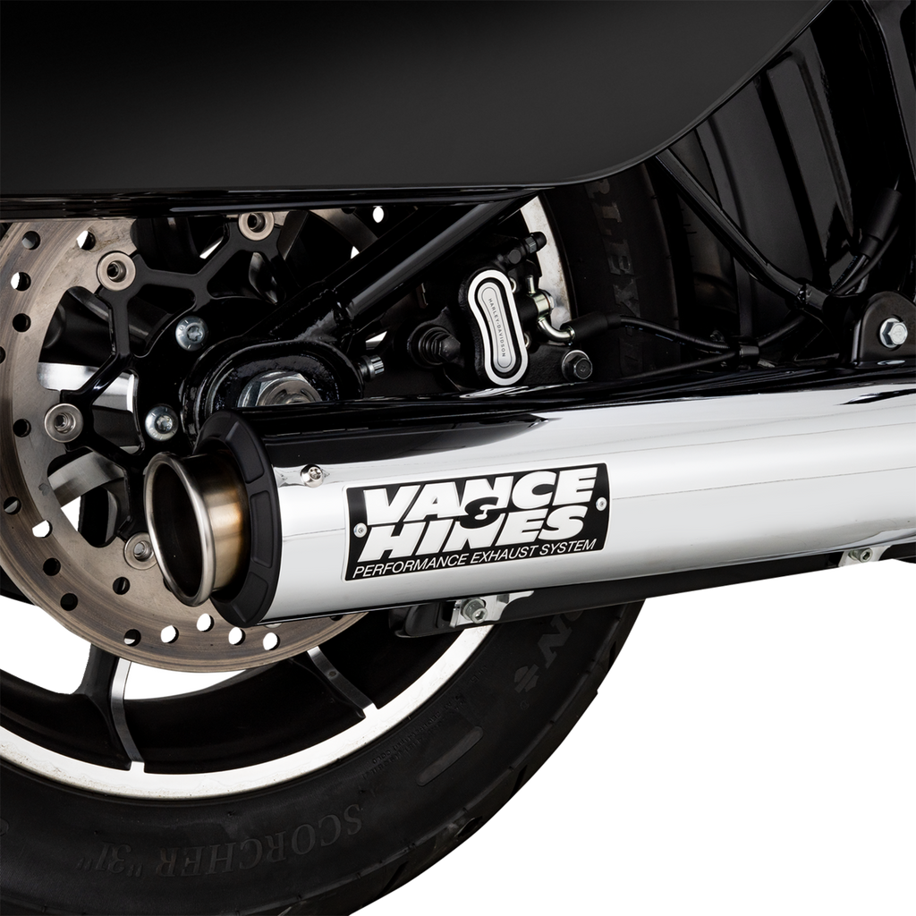 Vance & Hines Supersport Slip-On Muffler for Harley M-Eight Softail - Chrome 16746