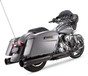 S&S Cycle MK45 Performance Mufflers, Black Tracer, Part Number 550-0670