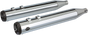 S&S CYCLE Grand National Slip-On Mufflers for FLT 1995-2016 – Chrome, Part 550-0689