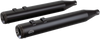 S&S Cycle 550-0690 Grand National Black Slip-On Mufflers for FLT 1995-2016
