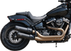 S&S Cycle Grand National Guardian Black Slip-On Mufflers for FXFB, Part 550-0734