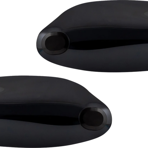 Klock Werks Flare® Handguards for Harley-Davidson Cable Clutch, Black KWS-01-0120-CC