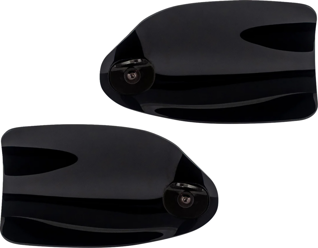 Klock Werks Flare® Handguards for Harley-Davidson Cable Clutch, Black KWS-01-0120-CC