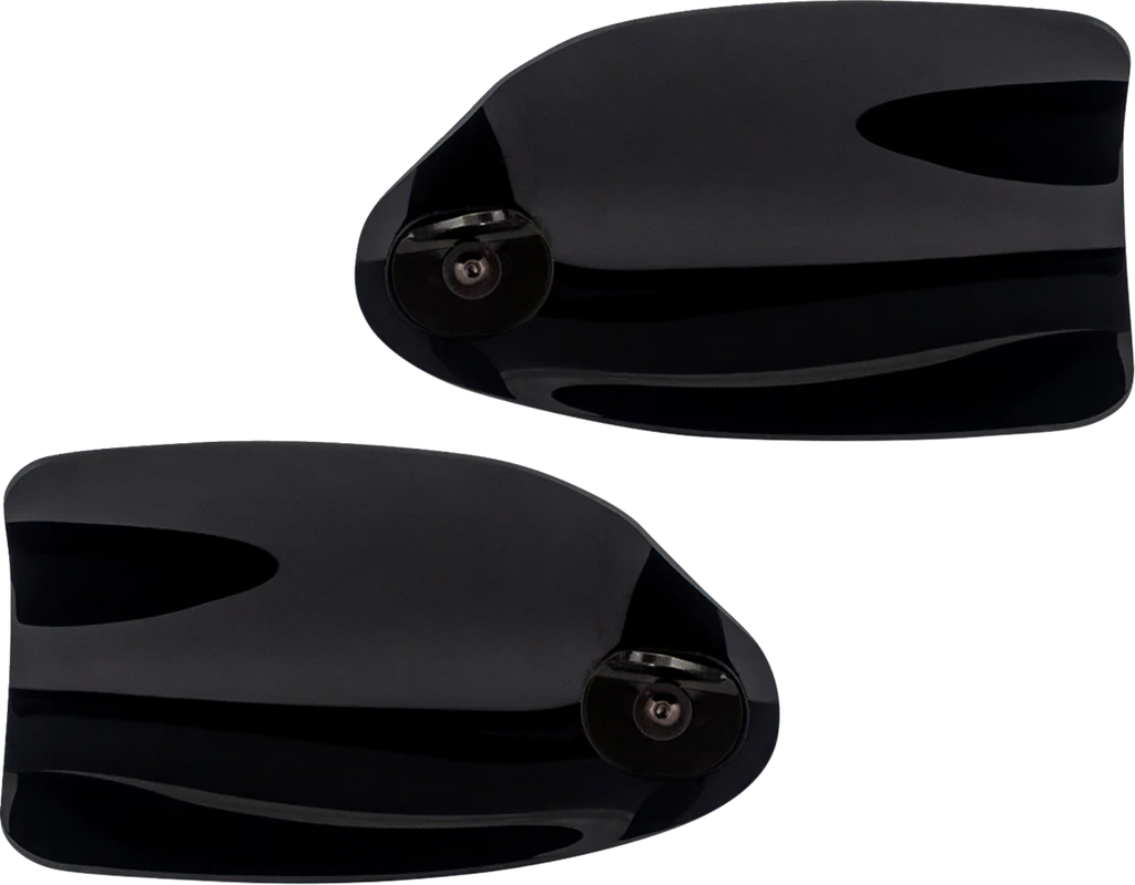 KLOCK WERKS Flare Handguards for Harley-Davidson Hydraulic Clutch, Black KWS-01-0120-HC