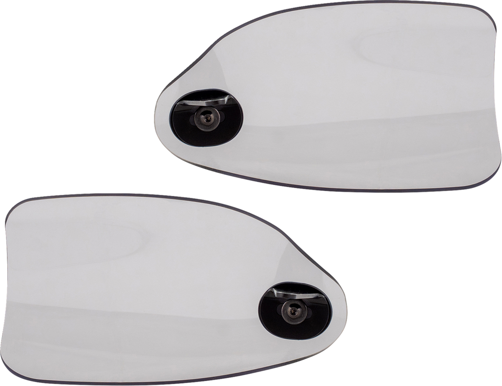 KLOCK WERKS Flare® Handguards for Harley-Davidson Cable Clutch, Clear - KWS-01-0121-CC
