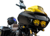 KLOCK WERKS Flare® Handguards for Harley-Davidson Cable Clutch, Dark Smoke - KWS-01-0122-CC
