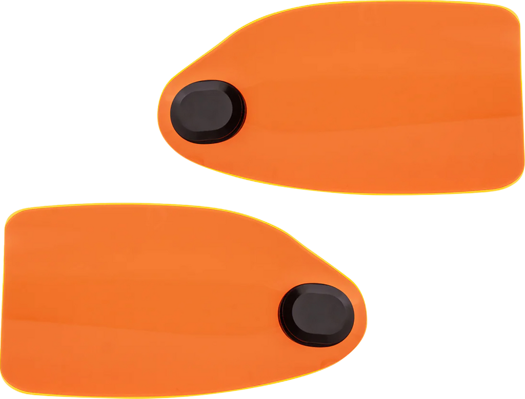 Klock Werks Flare Handguards for 2023-2025 Harley-Davidson, Orange Ice, KWS-01-0125-23