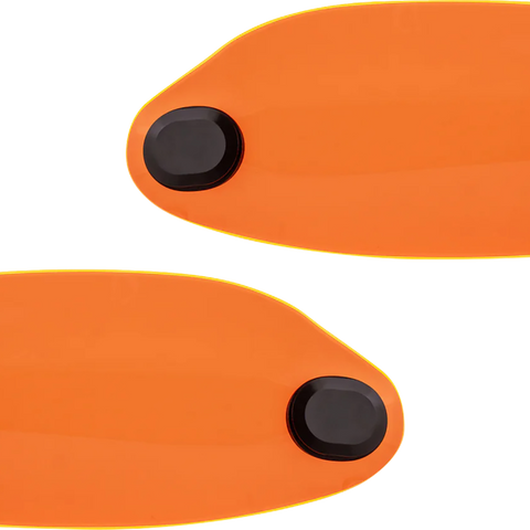 Klock Werks Flare Handguards for 2023-2025 Harley-Davidson, Orange Ice, KWS-01-0125-23
