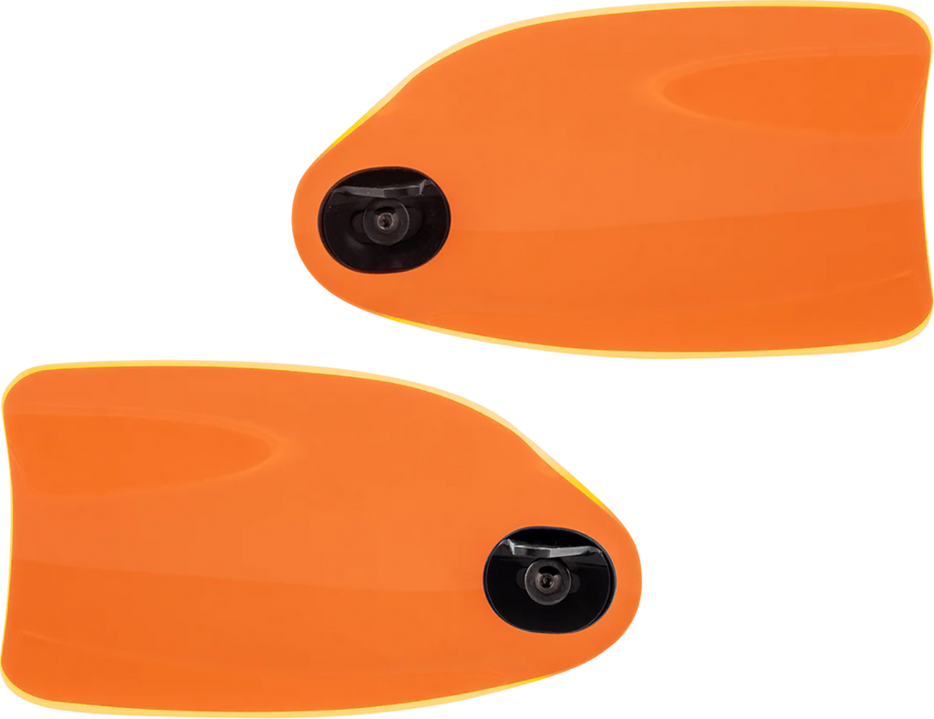 Klock Werks Flare® Handguards for Harley-Davidson Cable Clutch, Orange Ice, KWS-01-0125-CC