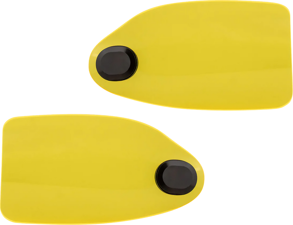 Klock Werks Flare Handguards for Harley-Davidson Hydraulic Clutch, Yellow Ice – KWS-01-0126-HC