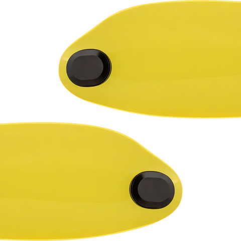 Klock Werks Flare Handguards for Harley-Davidson Hydraulic Clutch, Yellow Ice – KWS-01-0126-HC