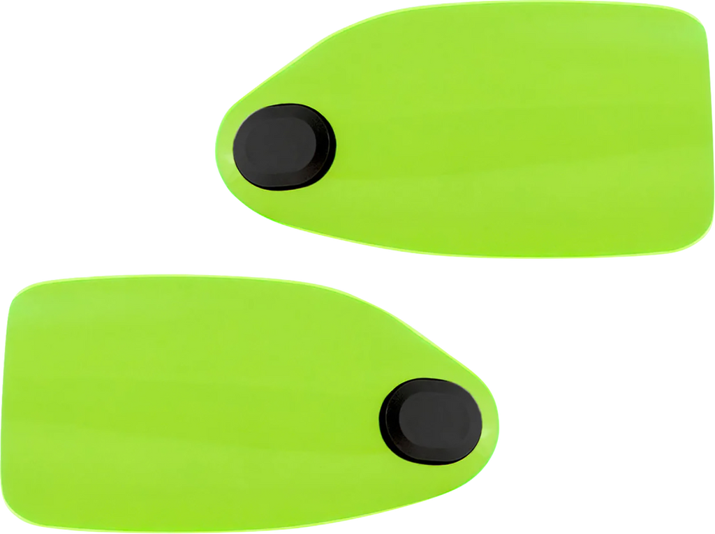 KLOCK WERKS Flare® Handguards for Harley-Davidson Cable Clutch, Green Ice, KWS-01-0127-CC