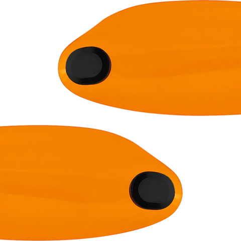 Klock Werks Flare Handguards for 2023-2025 Harley-Davidson, Orange, KWS-01-0130-23