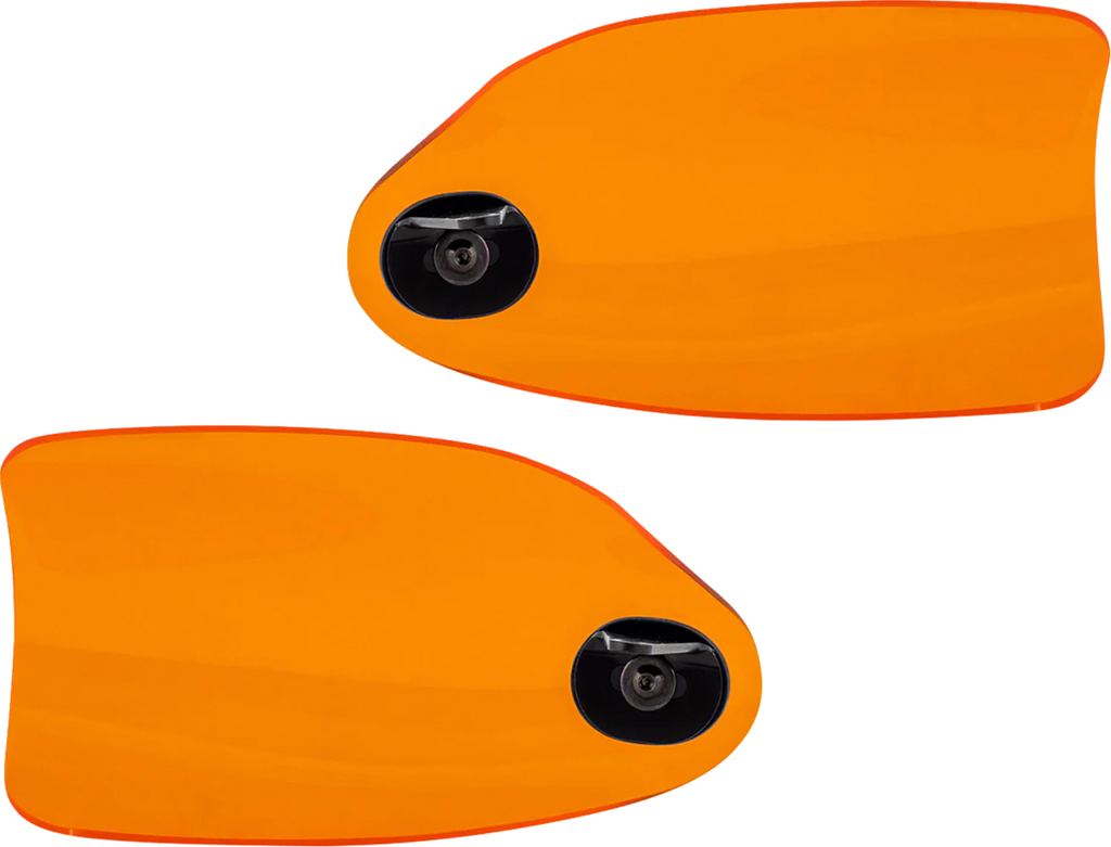 Klock Werks Flare Handguards for 2023-2025 Harley-Davidson, Orange, KWS-01-0130-23