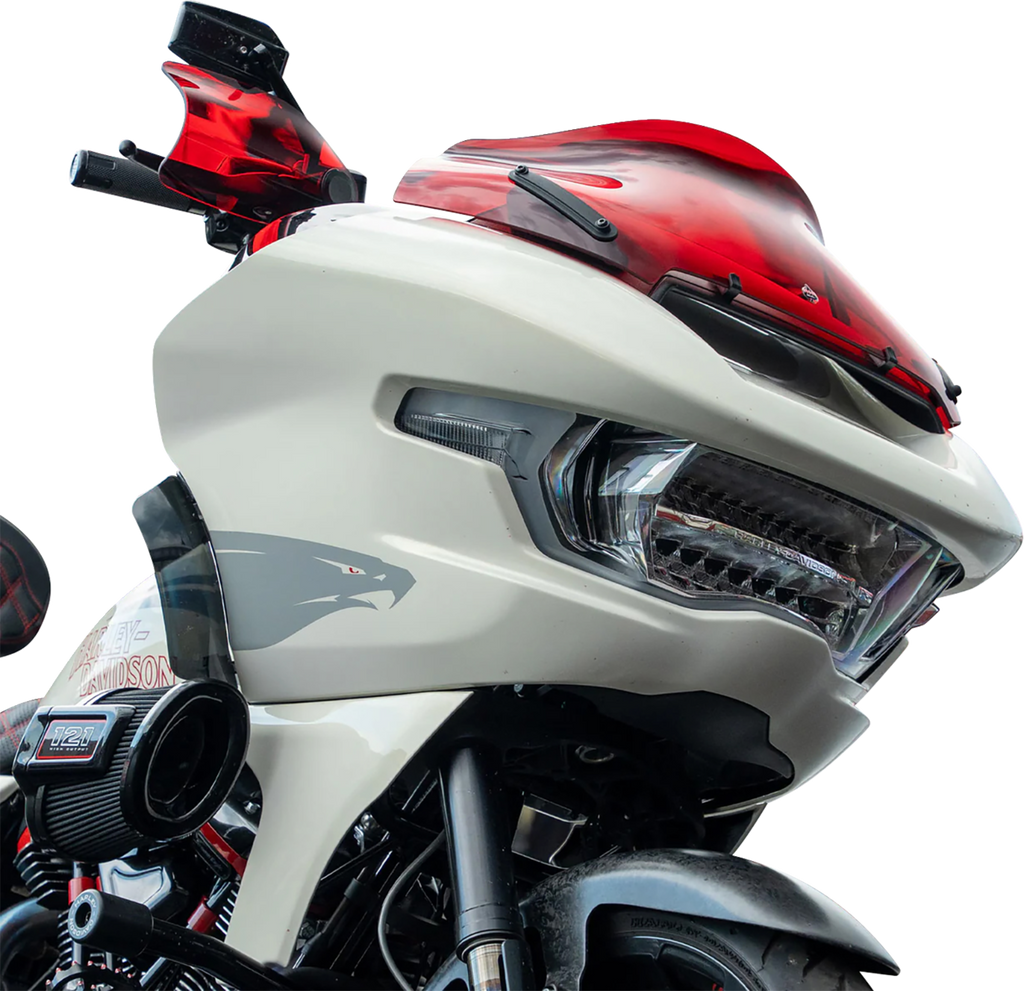Klock Werks Flare® Handguards for Harley-Davidson Hydraulic Clutch, Red – KWS-01-0129-HC
