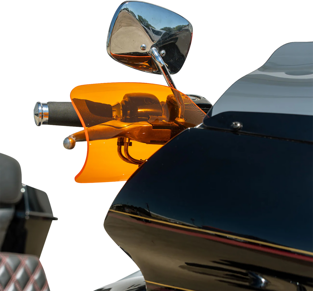 Klock Werks Flare Handguards for 2023-2025 Harley-Davidson, Orange, KWS-01-0130-23