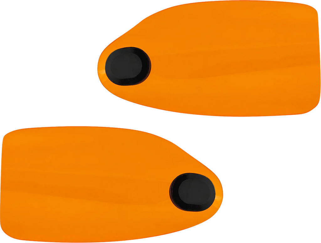 KLOCK WERKS Flare® Handguards for Harley-Davidson Hydraulic Clutch, Orange – KWS-01-0130-HC