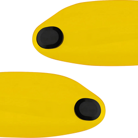 KLOCK WERKS Flare® Handguards for Harley-Davidson Cable Clutch, Yellow, KWS-01-0131-CC