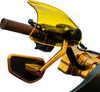 KLOCK WERKS Flare® Handguards for Harley-Davidson Cable Clutch, Yellow, KWS-01-0131-CC