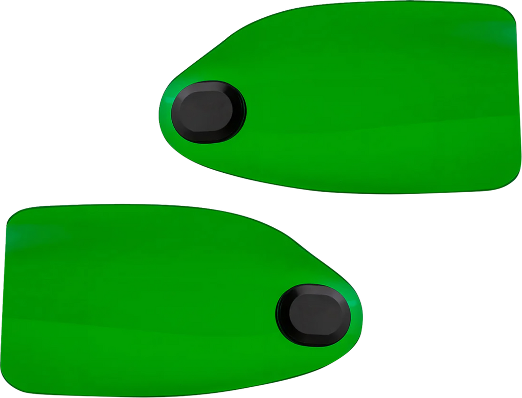 Klock Werks Flare Handguards for 2023-2025 Harley-Davidson, Green, KWS-01-0132-23