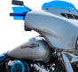 KLOCK WERKS Flare Handguards for 2023-2025 Harley-Davidson, Blue - KWS-01-0133-23