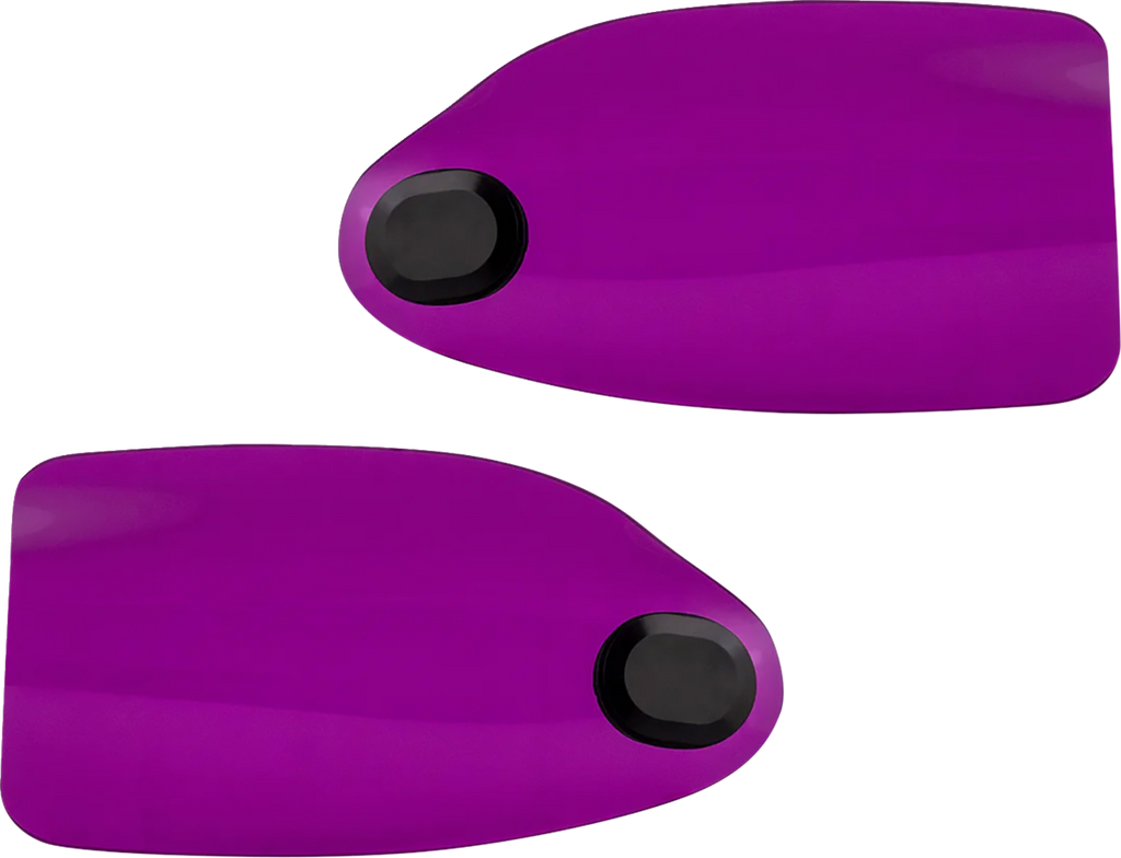 Klock Werks Flare Handguards for Harley-Davidson Cable Clutch, Purple - KWS-01-0134-CC
