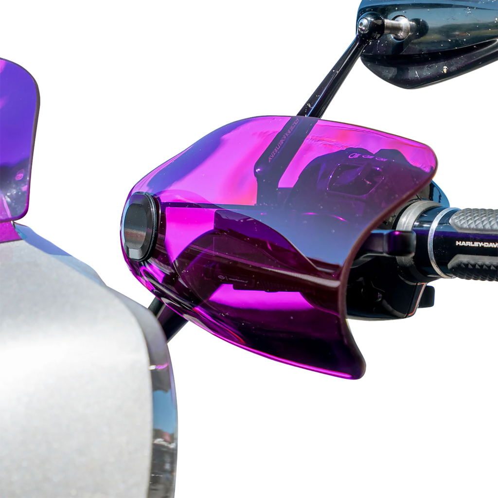 Klock Werks Flare Handguards for 2023-2025 Harley-Davidson, Purple - KWS-01-0134-23