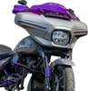 Klock Werks Flare® Handguards for Harley-Davidson Hydraulic Clutch, Purple KWS-01-0134-HC