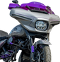 Klock Werks Flare® Handguards for Harley-Davidson Hydraulic Clutch, Purple KWS-01-0134-HC