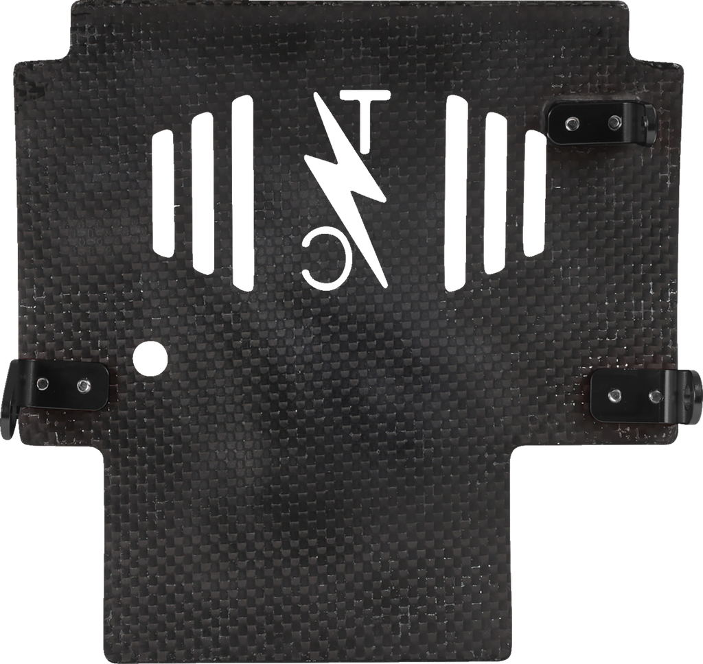 THRASHIN SUPPLY CO. Carbon Fiber and Forged Aluminum Skid Plate TSC-3035-1 for FLHX/FLTRX