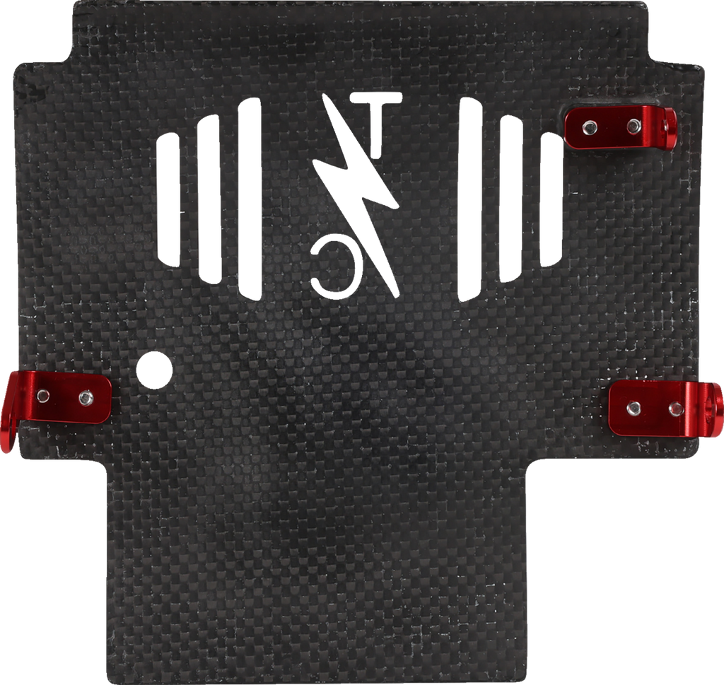 THRASHIN SUPPLY CO. Carbon Fiber and Forged Aluminum Skid Plate TSC-3035-2 for FLHX/FLTRX