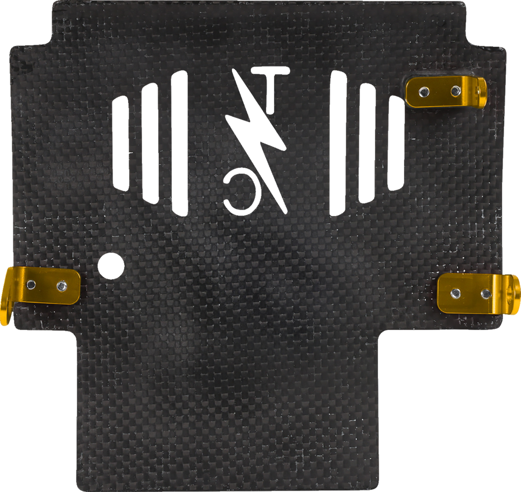 THRASHIN SUPPLY CO. Carbon Fiber and Forged Aluminum Skid Plate TSC-3035-5 for FLHX/FLTRX