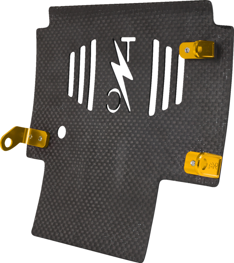 THRASHIN SUPPLY CO. Carbon Fiber and Forged Aluminum Skid Plate TSC-3035-5 for FLHX/FLTRX