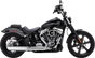 Vance & Hines Twin Slash Slip-On Muffler for Softail - Chrome 16750