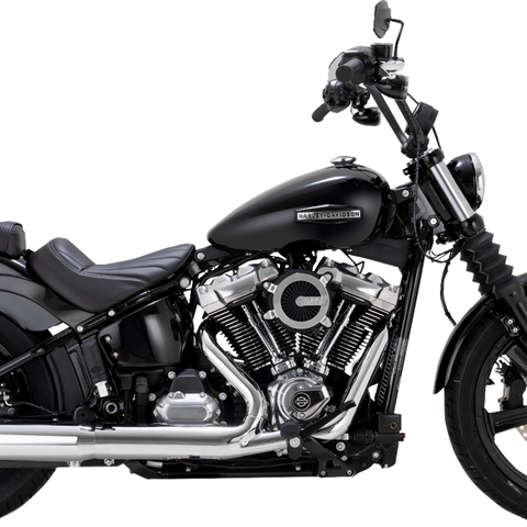 Vance & Hines Twin Slash Slip-On Muffler for Softail - Chrome 16750