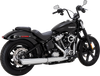 Vance & Hines Twin Slash Slip-On Muffler for Softail - Chrome 16750