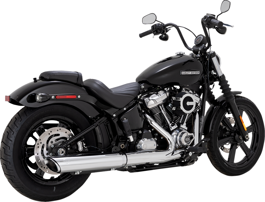 Vance & Hines Twin Slash Slip-On Muffler for Softail - Chrome 16750